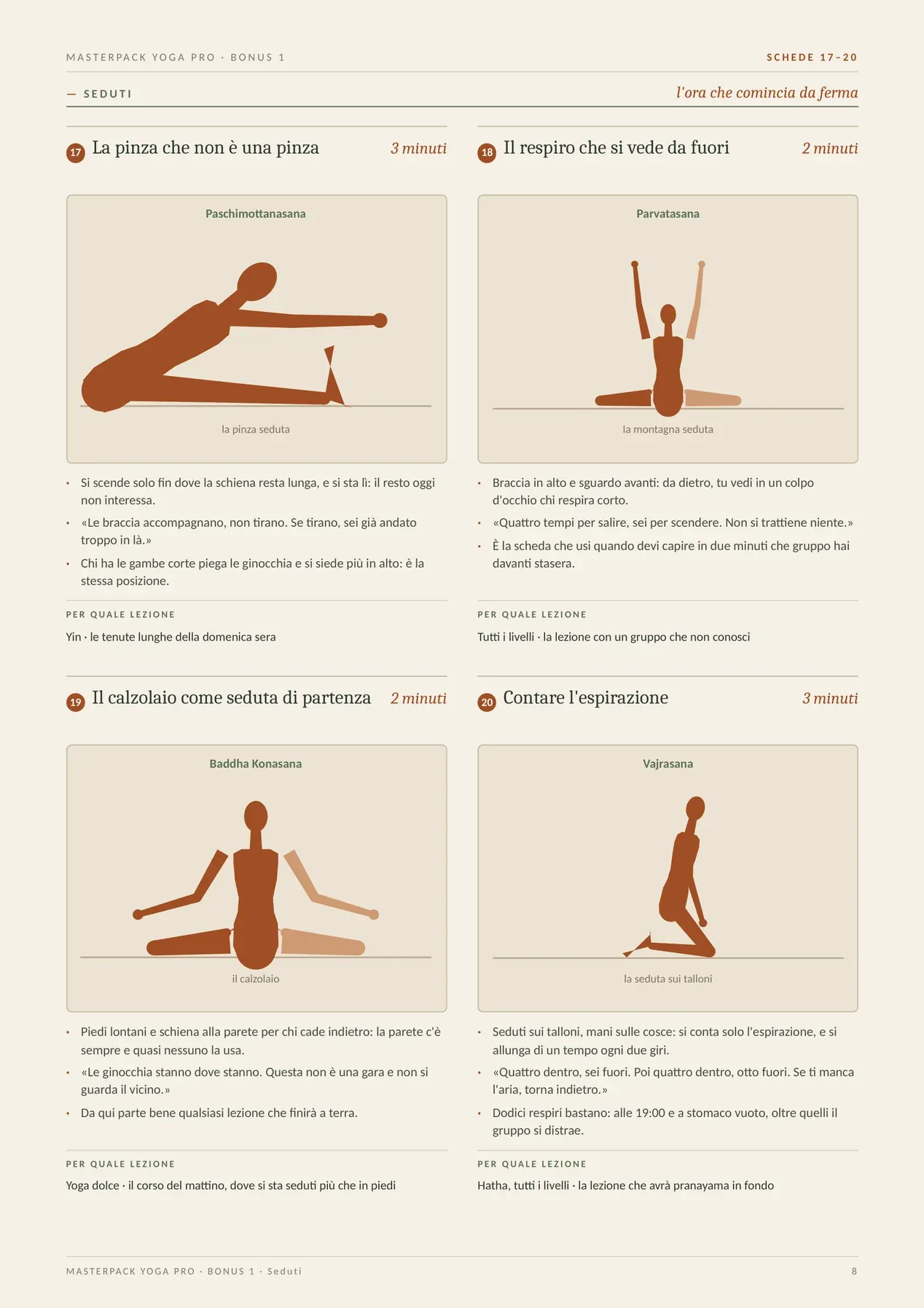 Pagina reale del MasterPack Yoga Pro 5